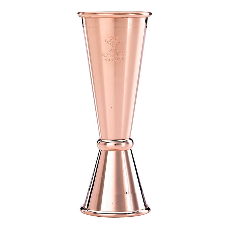 Barfly Japanese Style Jigger, 1 oz x 2 oz, Copper - Image 1